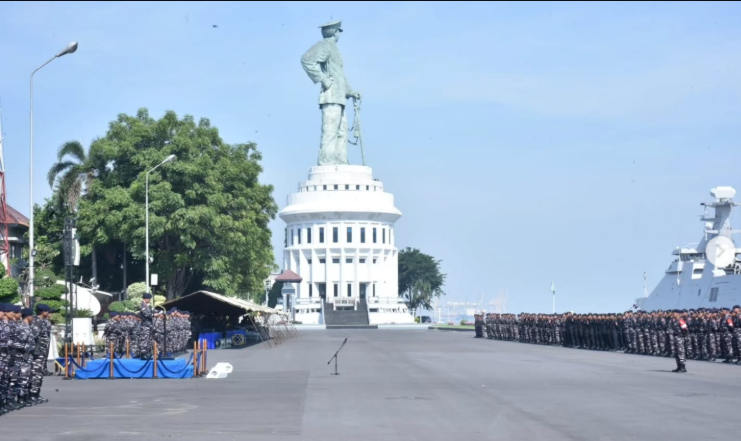 Akademi Angkatan Laut Hadiri Apel Gelar Pasukan Dalam Latopslatgab TA. 2026