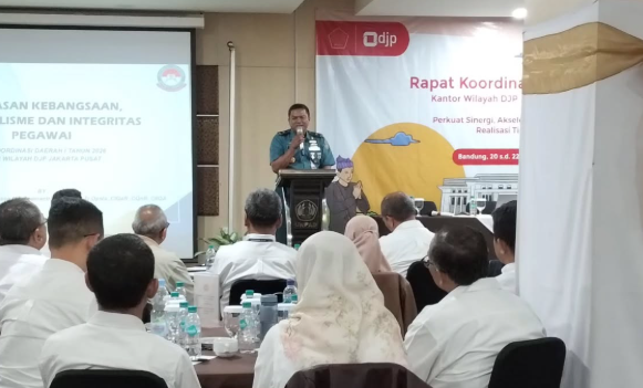 Seklem AAL Berikan Materi Pada Rapat Koordinasi Kanwil DJP II Wilayah Jakarta